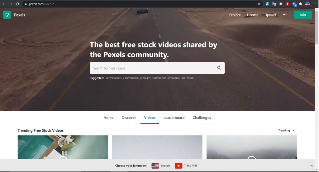 Video footage miễn phí từ Pexels